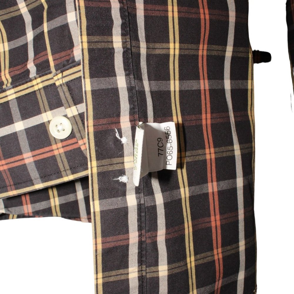 Orvis Mens Multicolor Windowpane Check Long Sleeve 100% Cotton Button Down Shirt - Picture 7 of 9